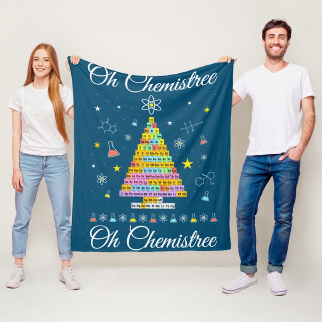 Oh Chemistree Colorful Periodic Table Elements Che Fleecedecke (Beispiel)