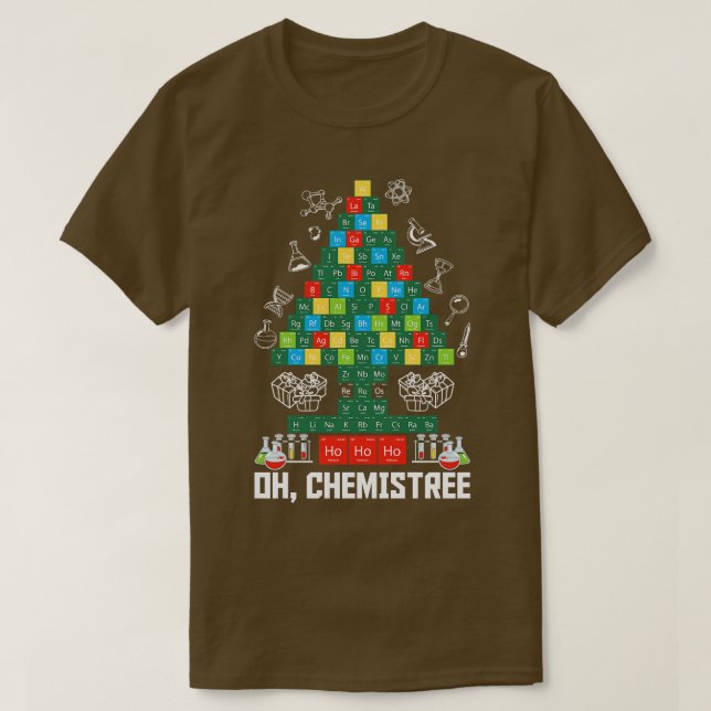 Oh Chemistree Funny Chemistry T-Shirt (Design vorne)