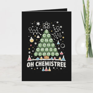 Oh Chemistree Periodensystem Chemie Weihnachten Karte