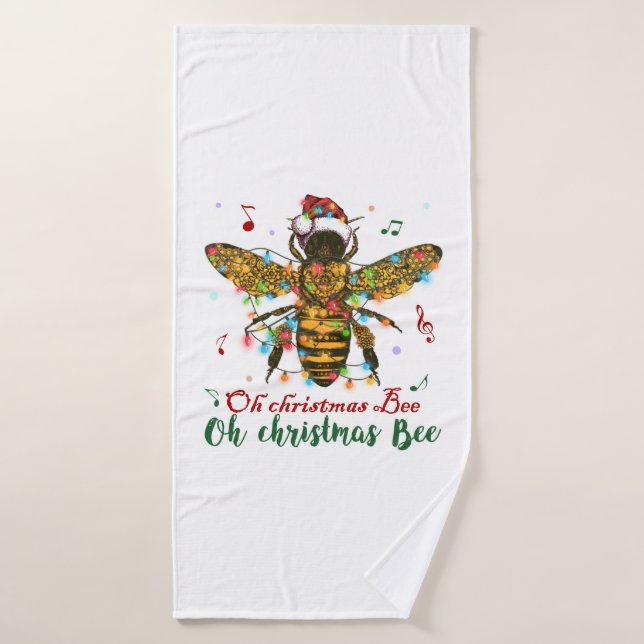 Oh Christmas Bee Oh Christmas Bee Light (Serviette de bain)