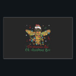 Oh Christmas Bee | Oh Christmas Bee Rechteckiger Aufkleber<br><div class="desc">Oh Christmas Bee | Oh Christmas Bee</div>