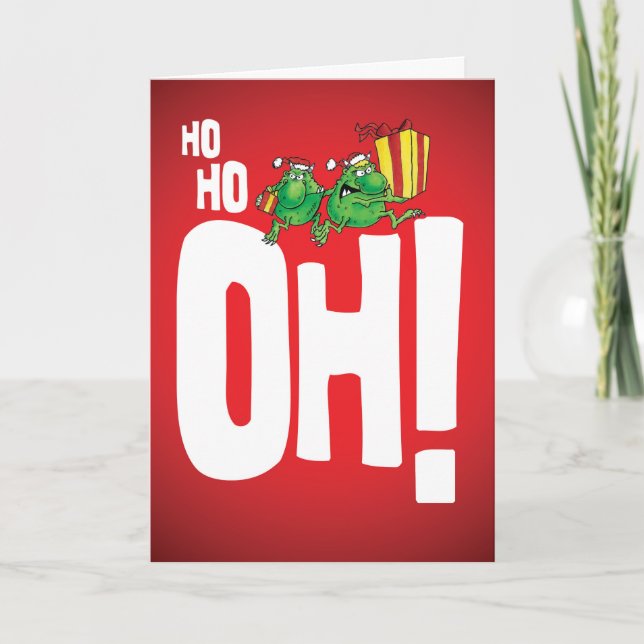 Oh! Christmas Feiertagskarte (Vorderseite)