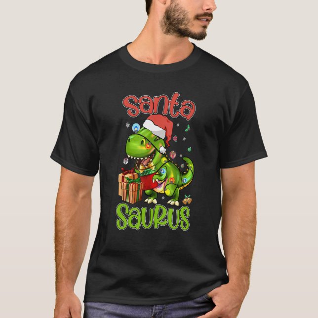 Oh Christmas Tree Cake Christmas Light Merry Xmas T-Shirt (Vorderseite)