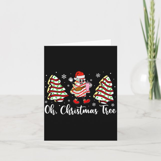 Oh Christmas Tree Cakes Debbie Becky Jen Cake Love Karte (Vorderseite)