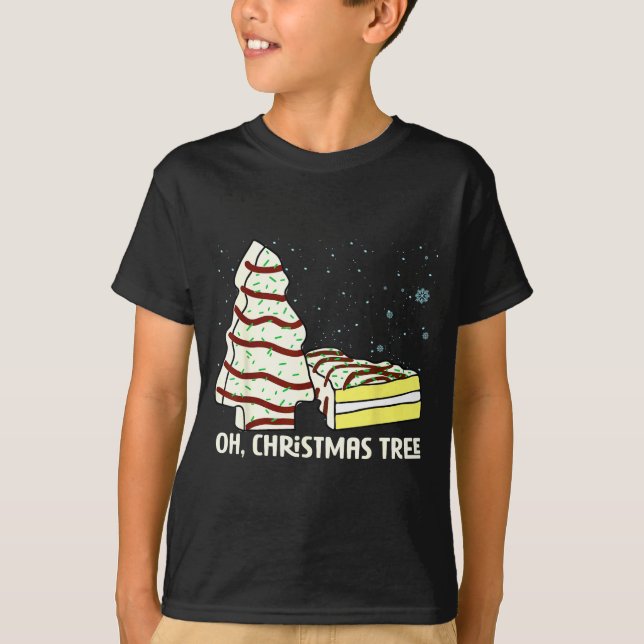 Oh, Christmas Tree Cakes Shirt Funny Cakes Debbie  (Vorderseite)