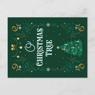Oh Christmas Tree Postcard Feiertagspostkarte