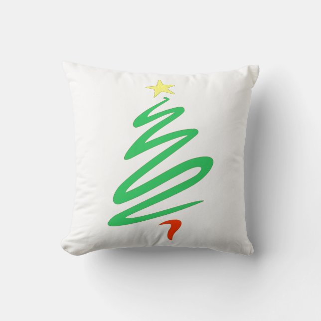 Oh Christmas Tree Throw Kissen (Vorderseite)