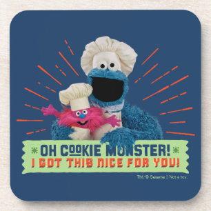 Oh Cookie Monster! Ich habe das hier für dich Getränkeuntersetzer