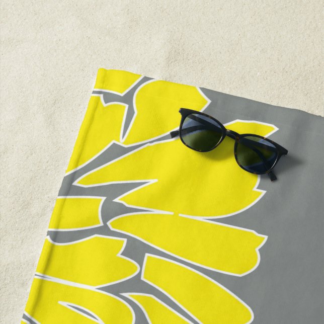 Oh Dahlia! Strandtuch (Beispiel)