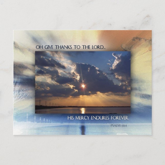 Oh, danke postkarte (Vorderseite)