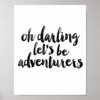 Oh, Darling, wir werden Abenteurer