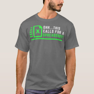 Oh, das erfordert eine Tabellenkalkulation mit der T-Shirt