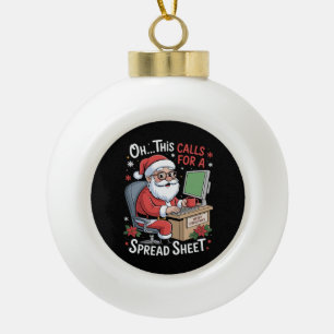 Oh, das fordert eine Tabelle Weihnachten Weihnacht Keramik Kugel-Ornament