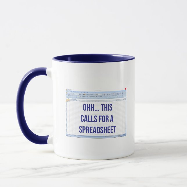 Oh, das fordert einen Spreadsheet-lustigen Buchhal Tasse (Links)
