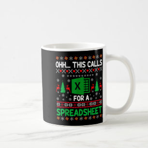 Oh, das ist ein Grund für einen Tabellenkalkulatio Kaffeetasse