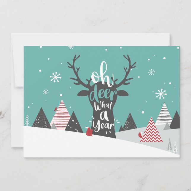 Oh Dee was für ein Jahr Weihnachten (Vorderseite)