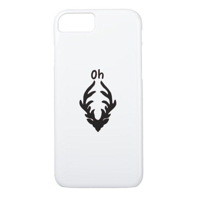 Oh Deer Artistic Clean Style  Case-Mate iPhone Hülle (Rückseite)
