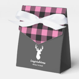 Oh Deer Baby Dusche Pink Geschenkschachtel