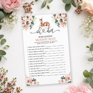 Oh Deer Baby Floral, die Mama Best Baby Game kennt