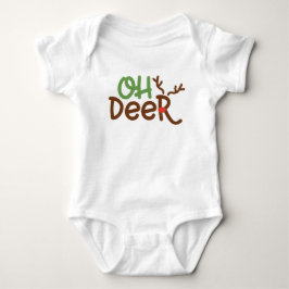 Oh Deer Baby Outfit - Niedlich Holiday Baby Bodysu Strampler