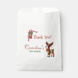 Oh, Deer! Baby’s Here! – Christmas Baby Shower Geschenktütchen