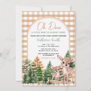 Oh Deer Baby Shower Einladung