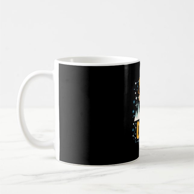 Oh Deer Christmas Pun Kaffeetasse (Links)