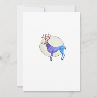 Oh Deer Clean Graphic Style Feiertagskarte