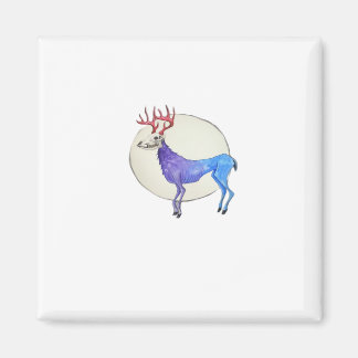 Oh Deer Clean Graphic Style Magnet