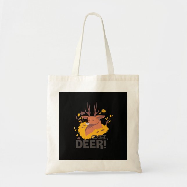 Oh Deer Creative Design Tote Bag Tragetasche (Vorne)