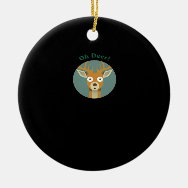 Oh Deer Creative Style Keramik Ornament (Vorne)
