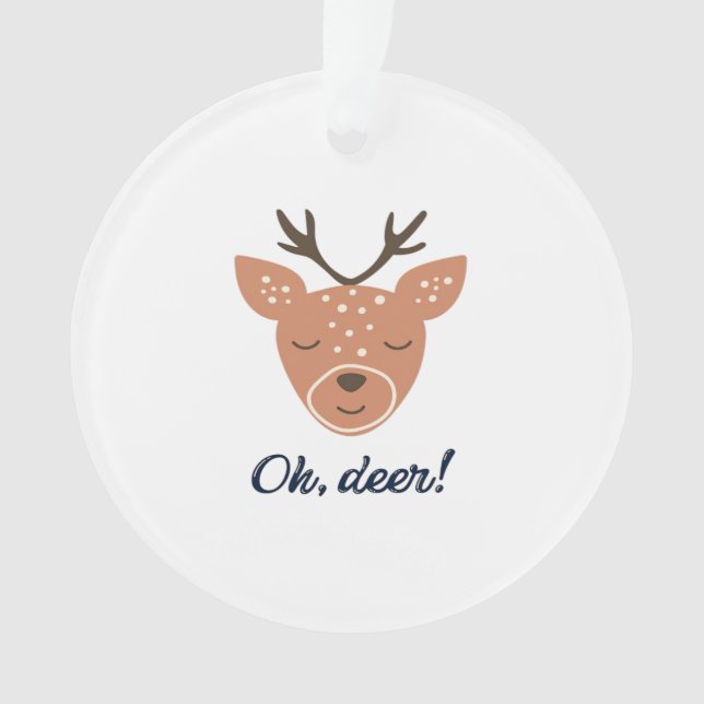 Oh Deer Deer Love Save The Deer Creative Design (devant)