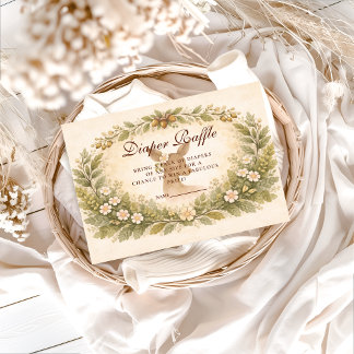 Oh Deer Forest Diapper Raffle Begleitkarte