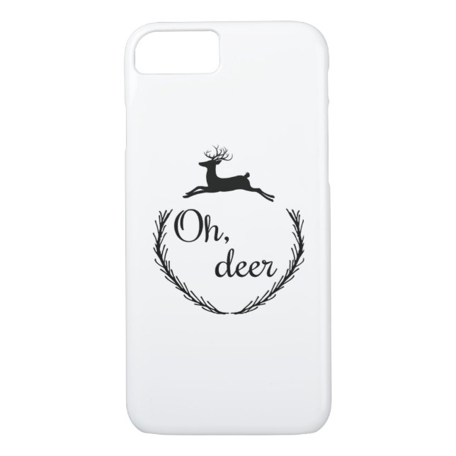 Oh Deer Funny Style Design  Case-Mate iPhone Hülle (Rückseite)