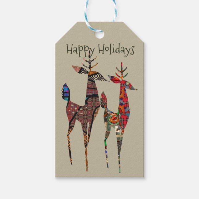 Oh Deer Geschenkanhänger (Vorderseite)