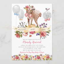 Oh Deer Girl Baby Dusche