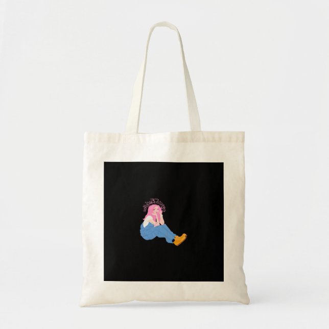 Oh Deer Graphic Artistic Design Tote Bag Tragetasche (Vorne)