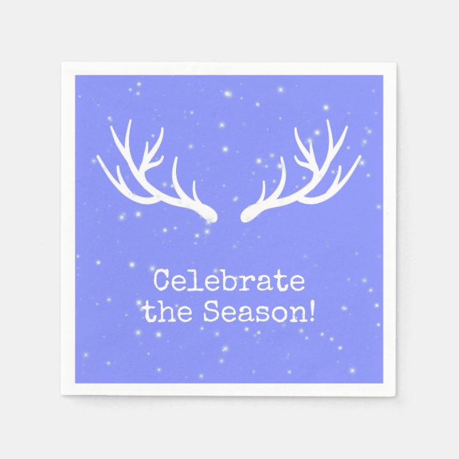 Oh Deer Holiday Napkins Serviette (Vorderseite)