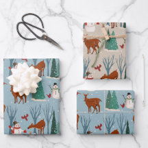 Oh Deer Holiday Wrap (3 Blätter)