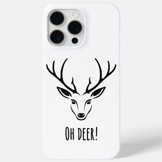 "Oh Deer!" iPhone Case (Rückseite)