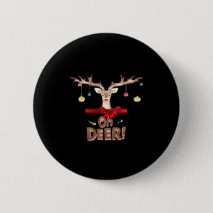Oh Deer Klassischer Stil Button