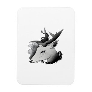 Oh Deer klassischer Stil  Magnet