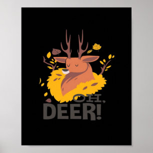 Oh Deer Kreative Gestaltung Poster