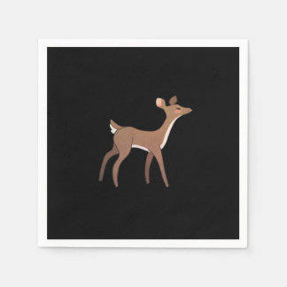 Oh Deer Me Whimsical Creative Design Serviette