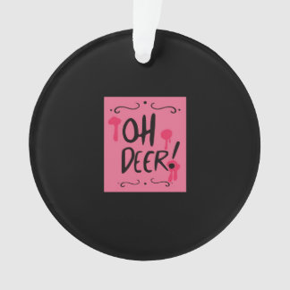 Oh Deer Minimal Aesthetic Ornament