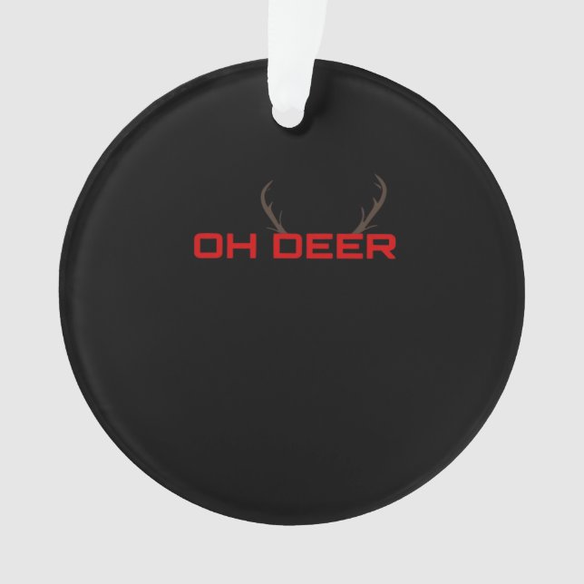 Oh Deer Minimal Aesthetic Vibe (devant)