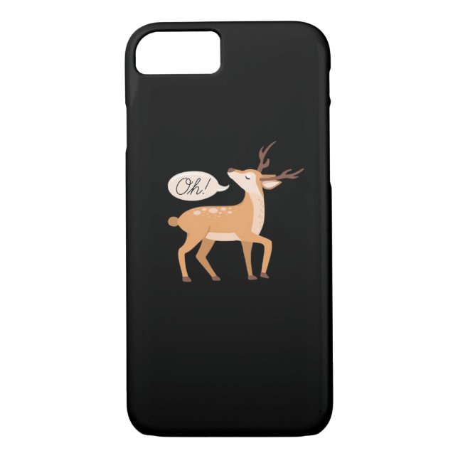 Oh Deer Minimal Clean Aesthetic  Case-Mate iPhone Hülle (Rückseite)