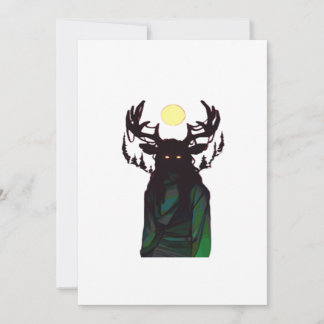Oh Deer Minimal Design Feiertagskarte