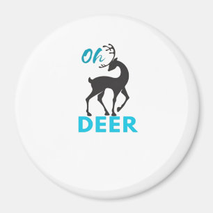 Oh Deer Minimal Design Magnet