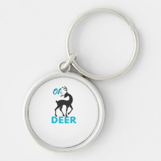 Oh Deer Minimal Design Schlüsselanhänger